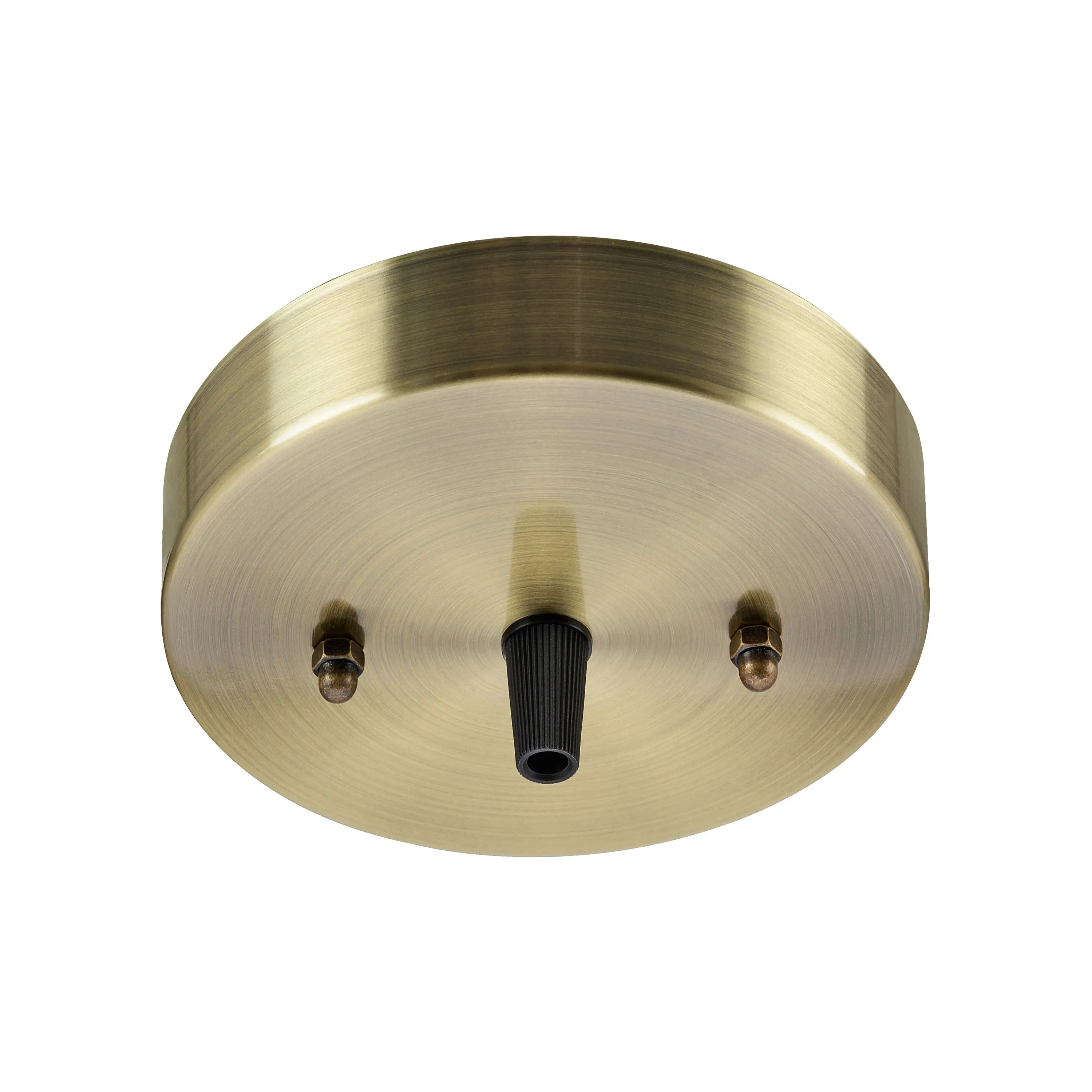 # 21512-4X Contemporary Fixture Canopy Kit, 5-1/8" Diameter, 7/16" Center Hole, Antique Brass, 1 Sets/Pack