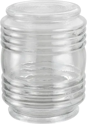 # 23603, Replacement Clear Jelly Jar Glass Shade, Use For Indoor And Outdoor, 3-5/8"Dia x 4-4/3"H / Fitter 3-1/4 - Sold in 1 and 2 Pack.