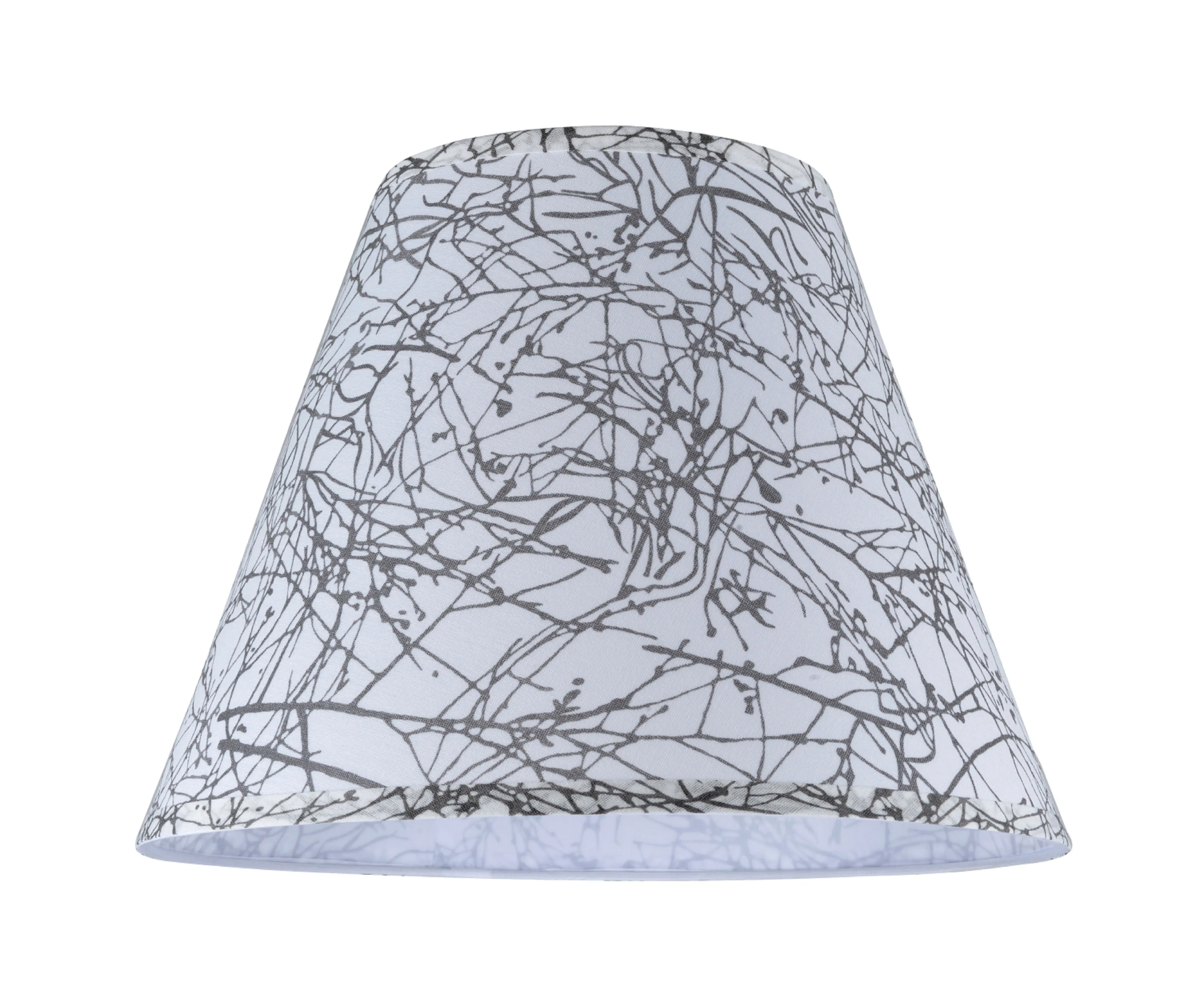 # 32286 Transitional Hardback Empire Shape Spider Construction Lamp Shade in Off-White Linen, 14" wide (7" x 14" x 11")