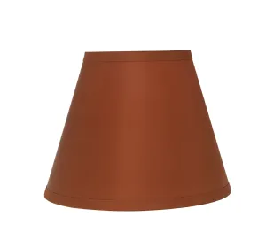 # 32418 Transitional Hardback Empire Shaped Spider Construction Lamp Shade in Redwood, 9" wide (5" x 9" x 7")