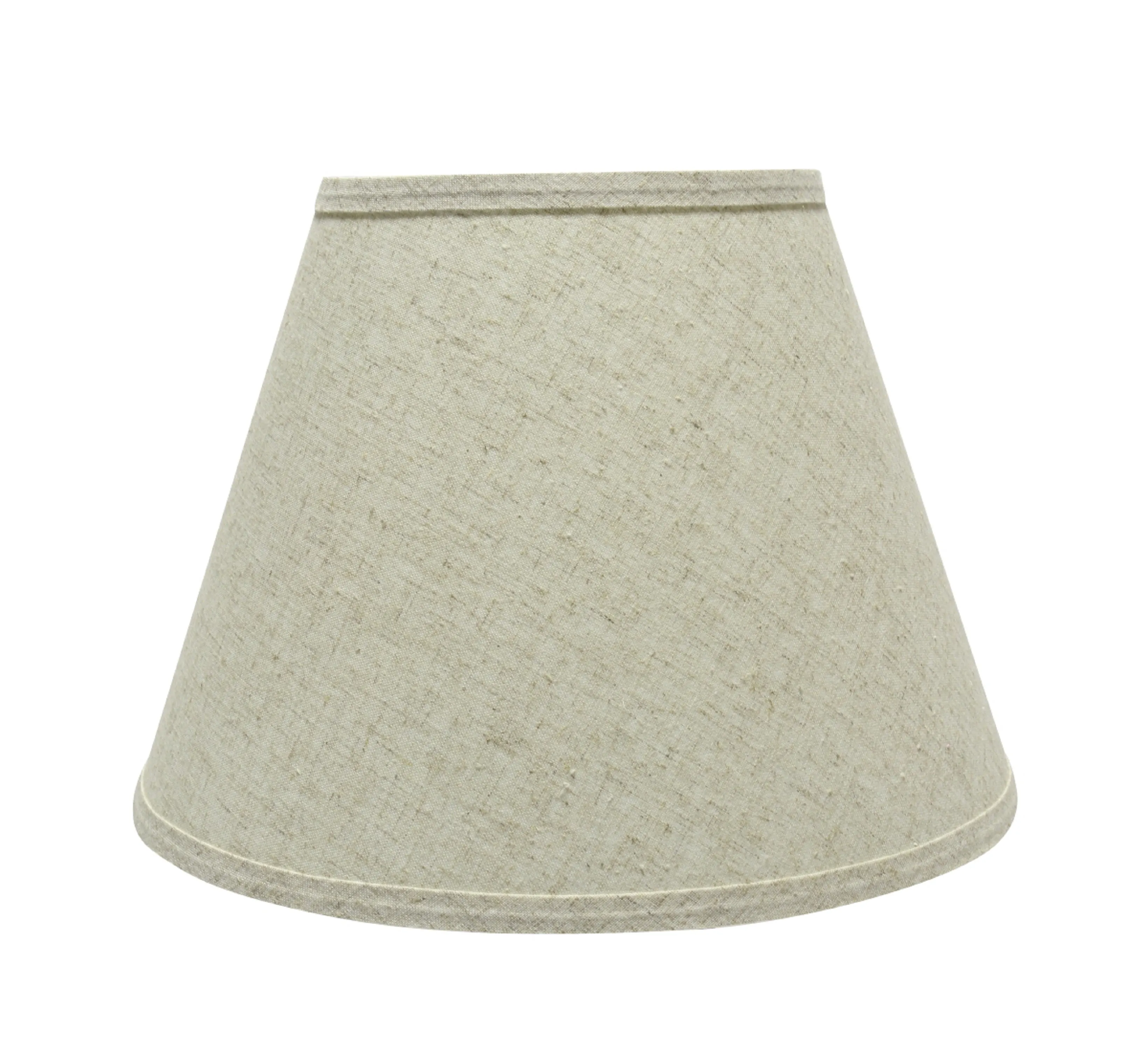 # 32683 Transitional Hardback Empire Shaped Spider Construction Lamp Shade in Beige, 13" wide (7" x 13" x 9 1/2")