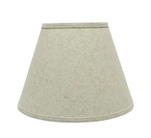 # 32683 Transitional Hardback Empire Shaped Spider Construction Lamp Shade in Beige, 13" wide (7" x 13" x 9 1/2")