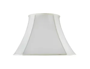 # 34006 Transitional Bell Shape Spider Construction Lamp Shade in Off White Fabric, 18" wide (10" x 18" x 13 1/2")