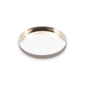 🔗 Bezel Cup (Oval) in Sterling Silver