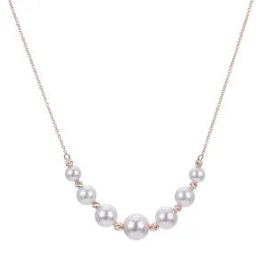 14K Yellow Gold Akoya Pearl Necklace