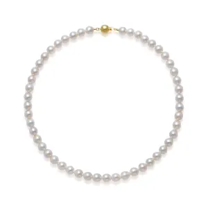 18k Gold Baroque Akoya Pearl Necklace KN00182