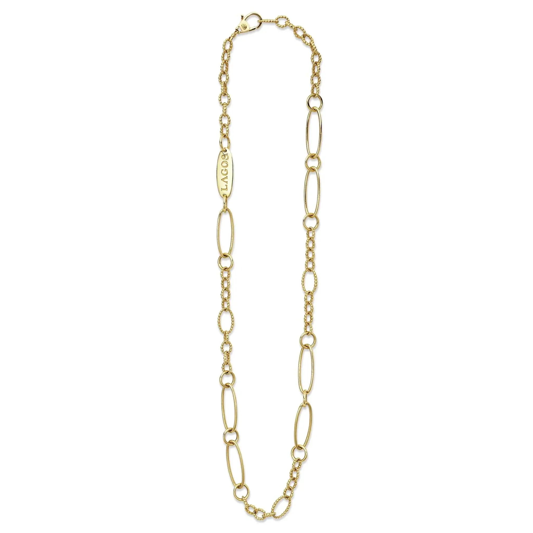 18K Gold Link Necklace