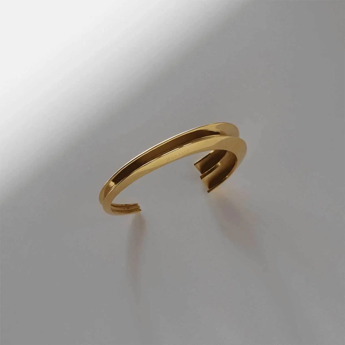 18k Gold-Plated Cuff Bracelet