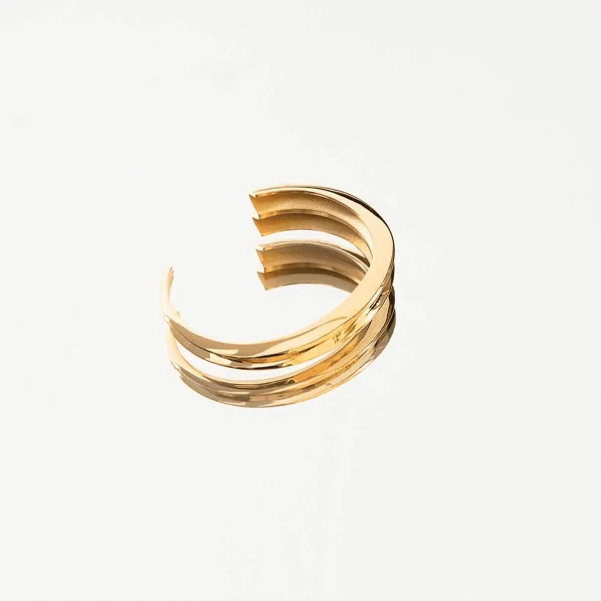 18k Gold-Plated Cuff Bracelet