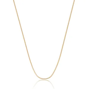 18k Gold Thin Herringbone Necklace