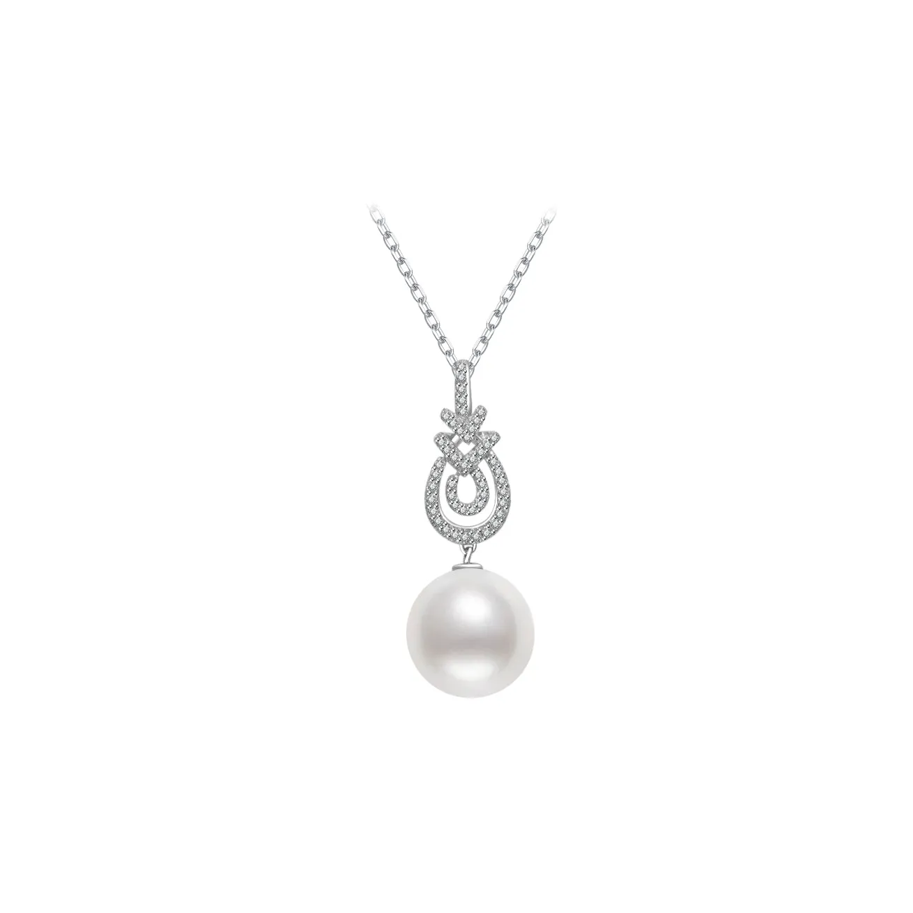 18K Solid Gold Edison Pearl Necklace KN00015