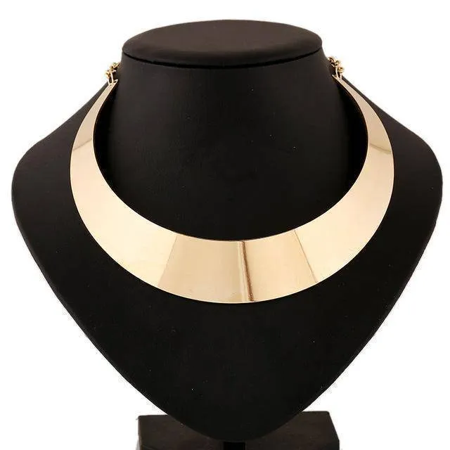 6 Designs Multilayer Geometric Statement Necklaces