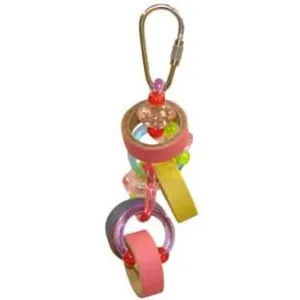 A and E Cages Happy Beaks Keet Rings Bird Toy One Size