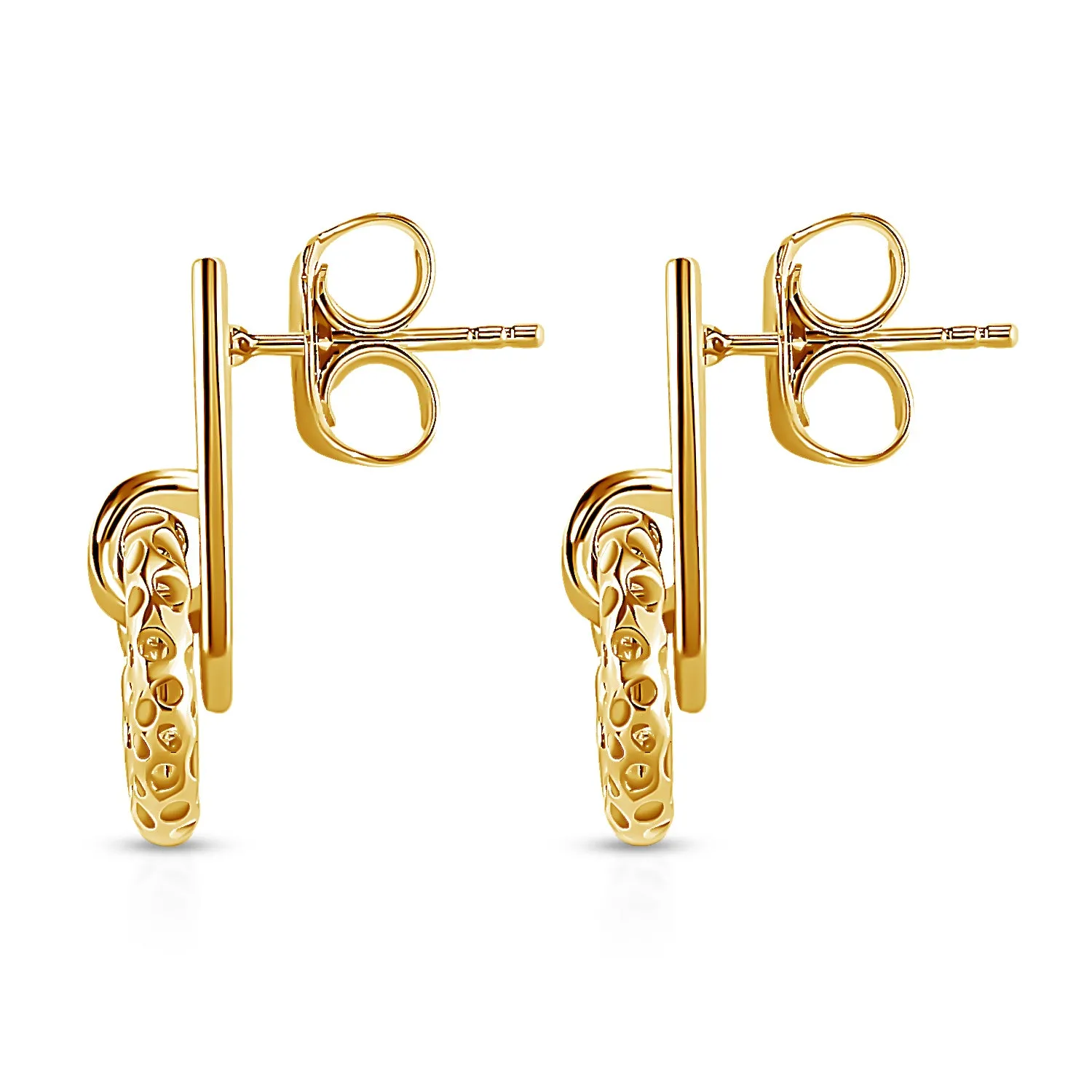 Allegro Loop Mini Drop Earrings