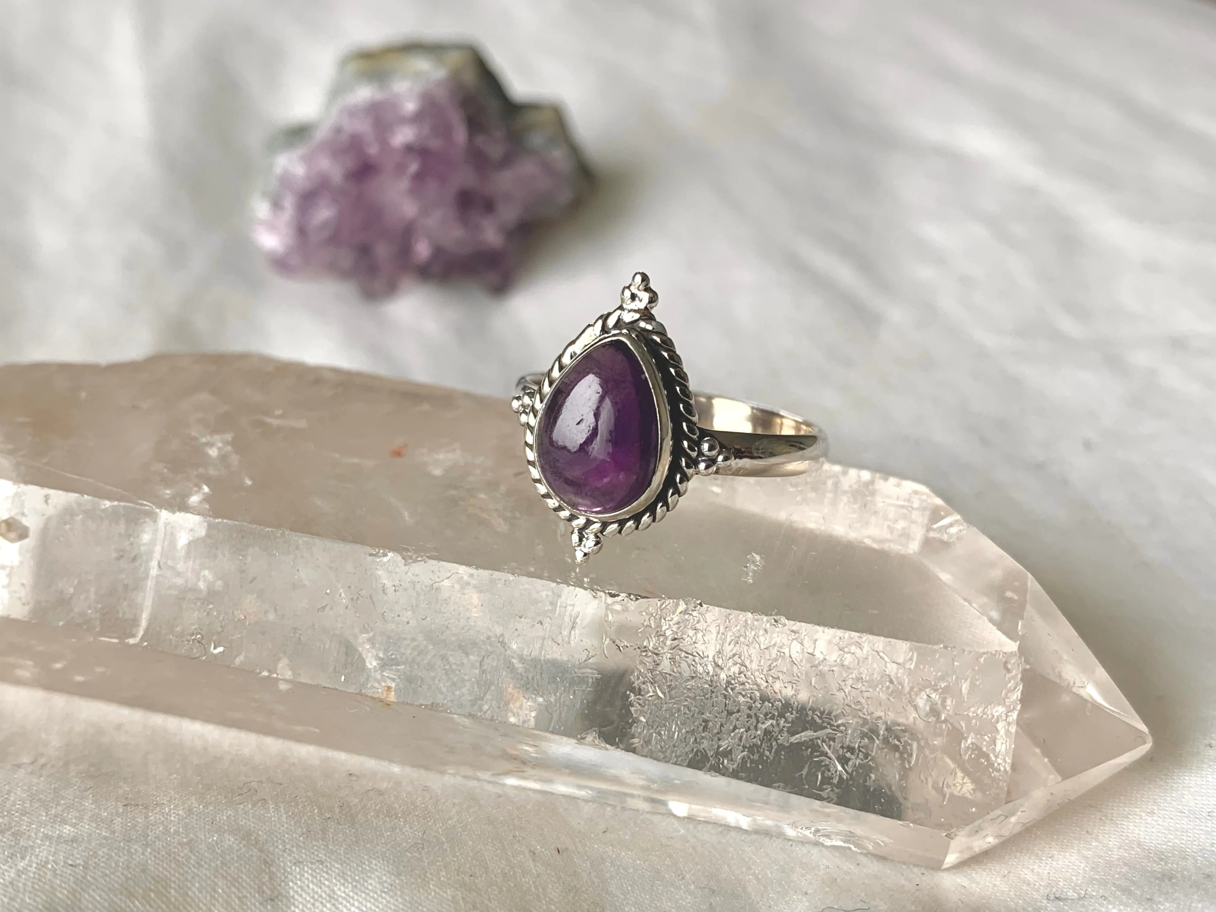 Amethyst Tiana Ring