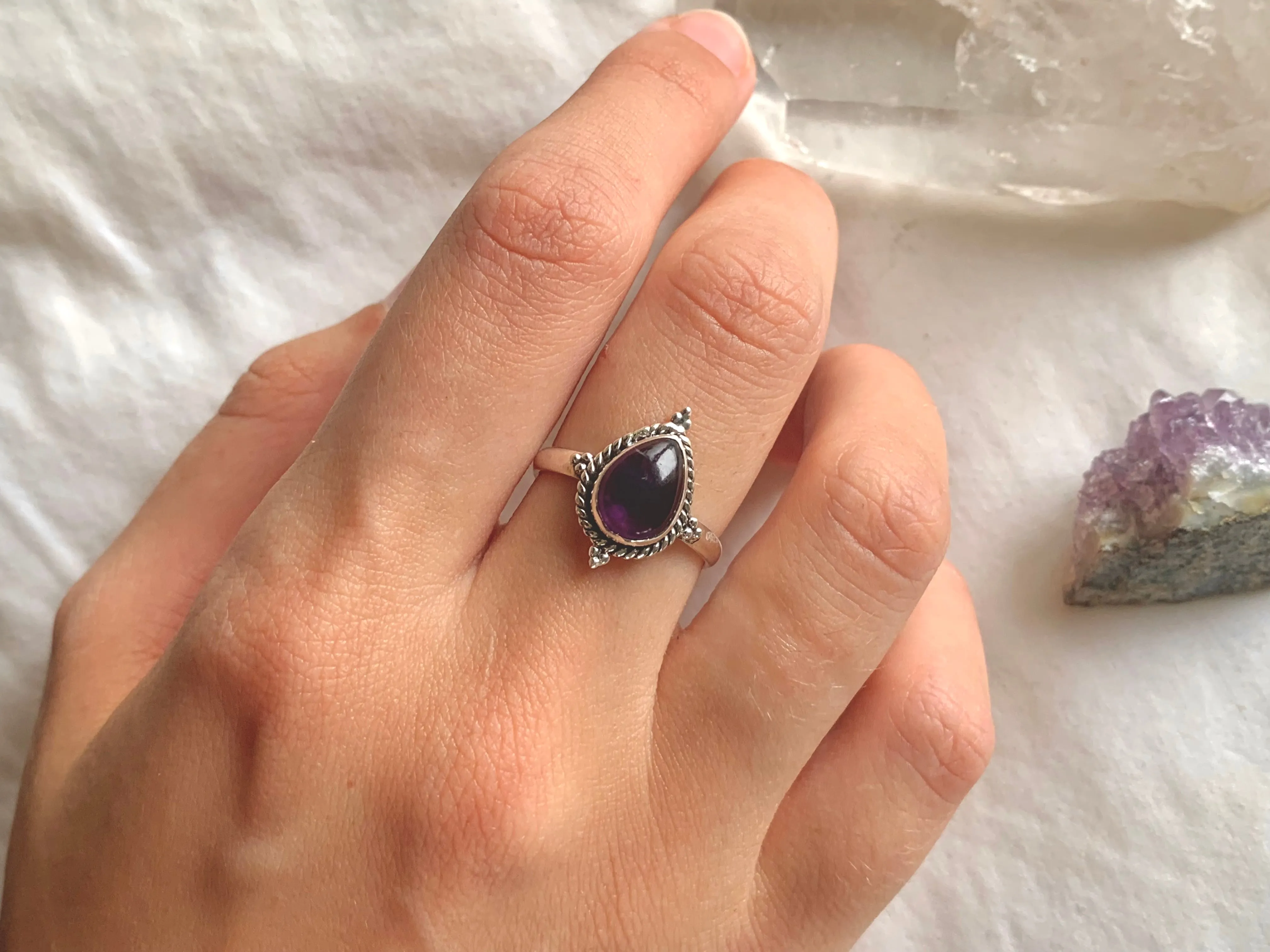 Amethyst Tiana Ring