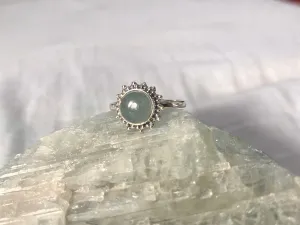 Aquamarine Sole Ring