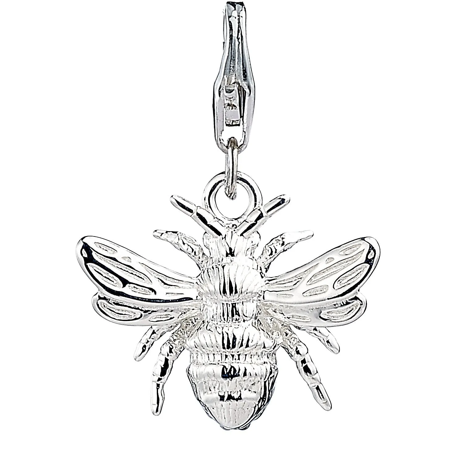 Bee Silver Charm