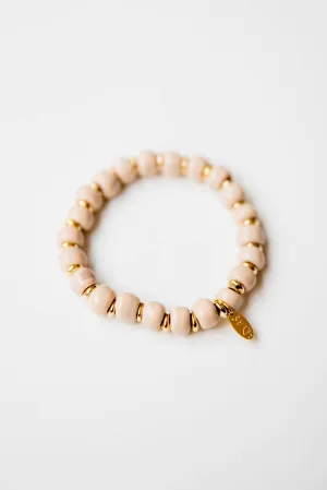 Bel Koz 14k Gold Accented Clay Bracelet