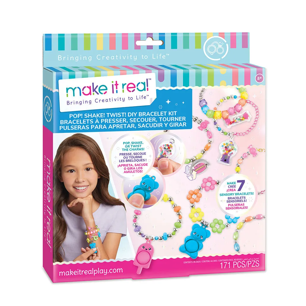 Confection de bracelets à presser, secouer et tourner Make It Real (8 ans et  )