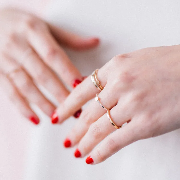 Confetti Stackable Rings