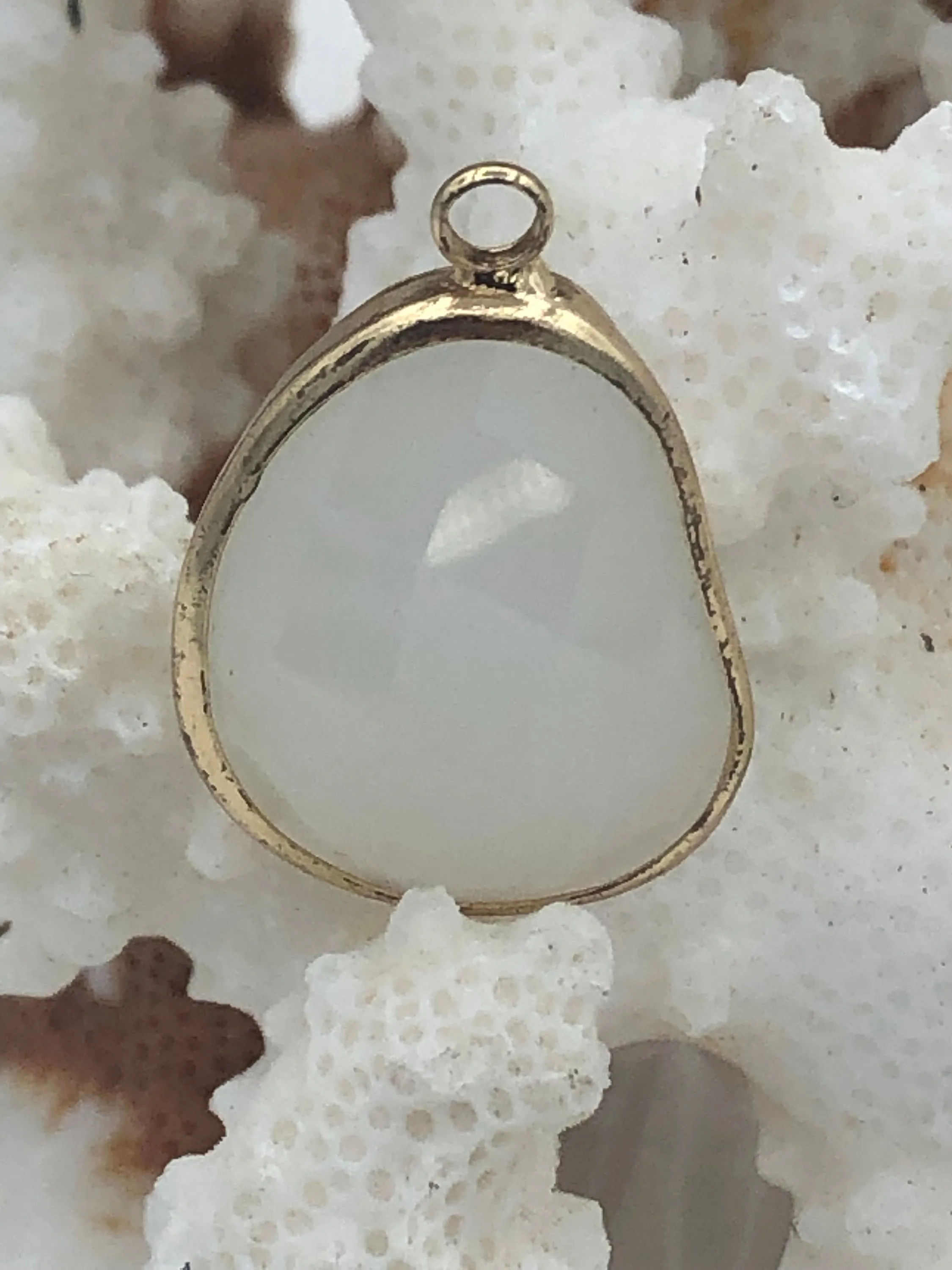 Crystal Gold Soldered Pendants and charms. Grey, Clear, and White connector , 3 Colors to choose from. Fast Shipping