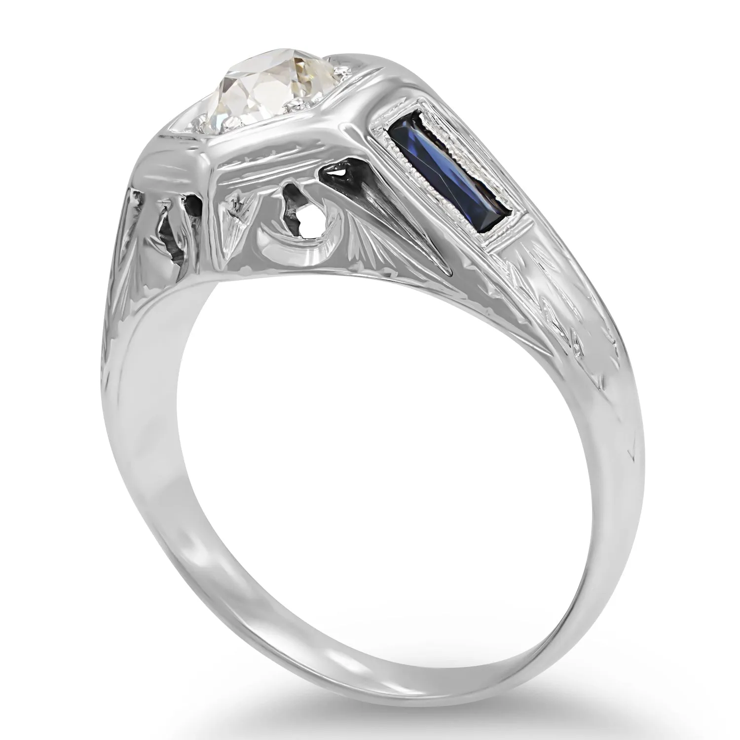 Diamond and Sapphire Ring