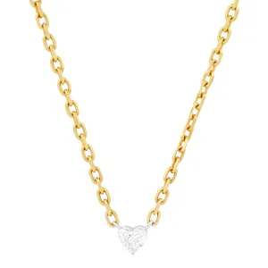 DIAMOND HEART NECKLACE, 14kt GOLD