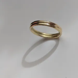 Double the Love Ring in Gold