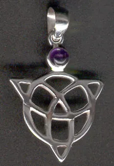 Endless Amethyst Silver Pendant