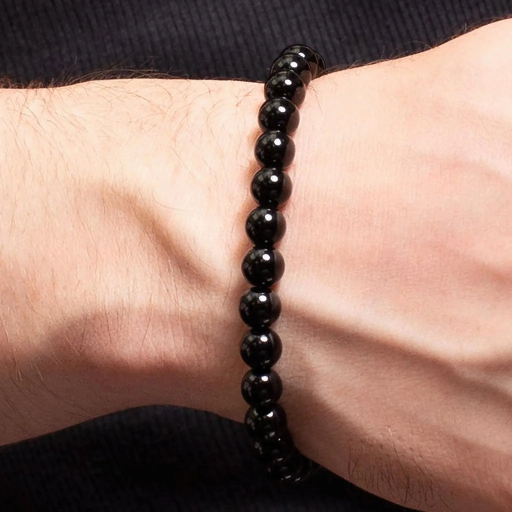 Francisco Beaded Black Onyx Bracelet