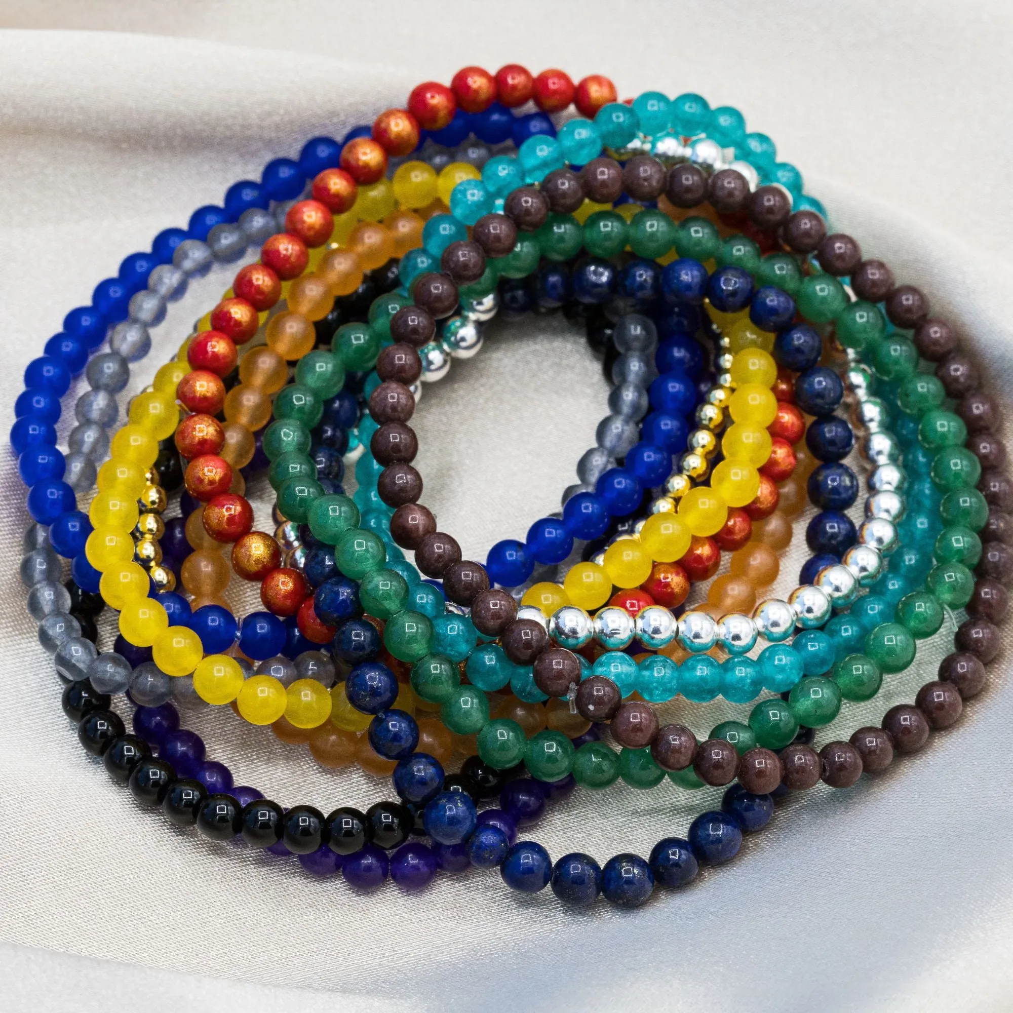 Game Day Beaded Bracelets