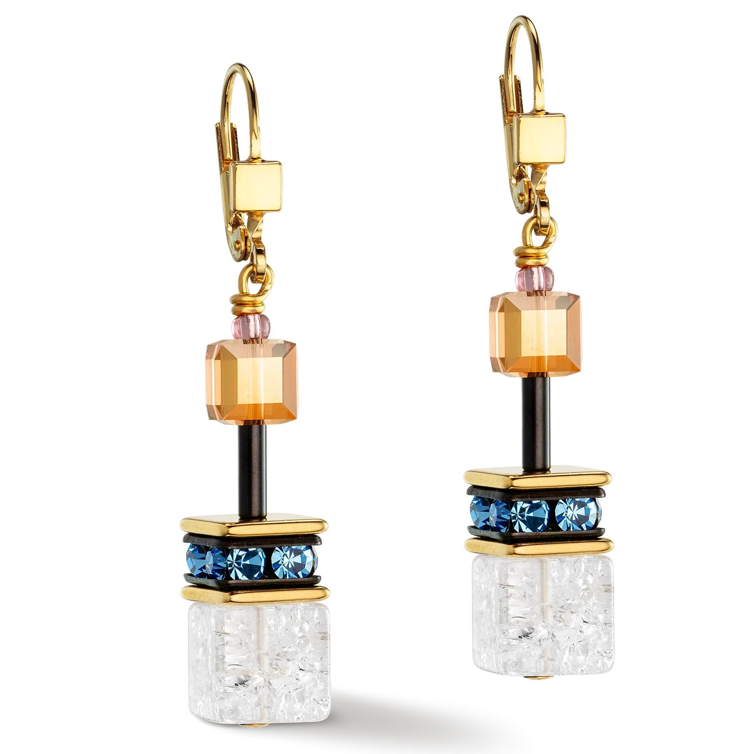 GeoCUBE® Iconic Statement Precious earrings multicolour