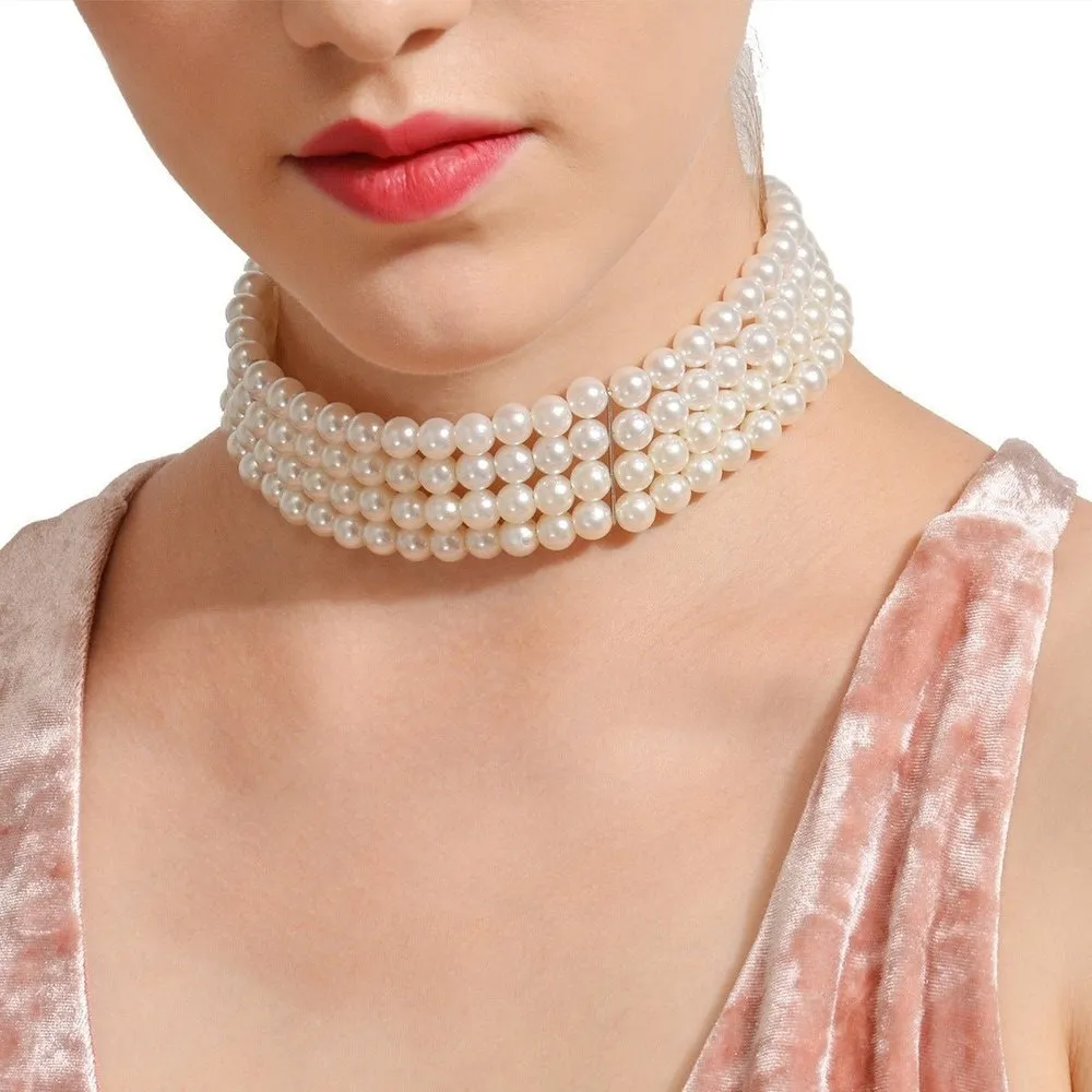 Handmade Multi-Layer Pearl Necklace