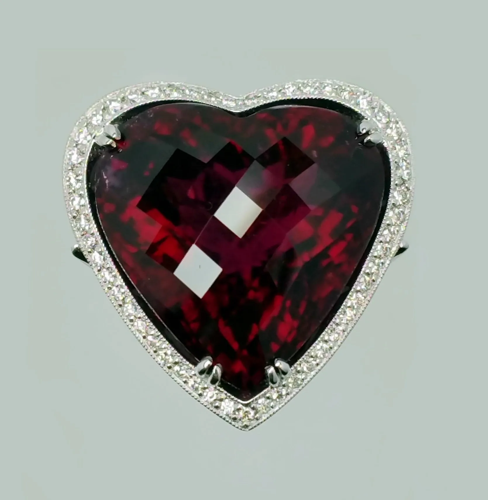 Heart Shaped Rubelite