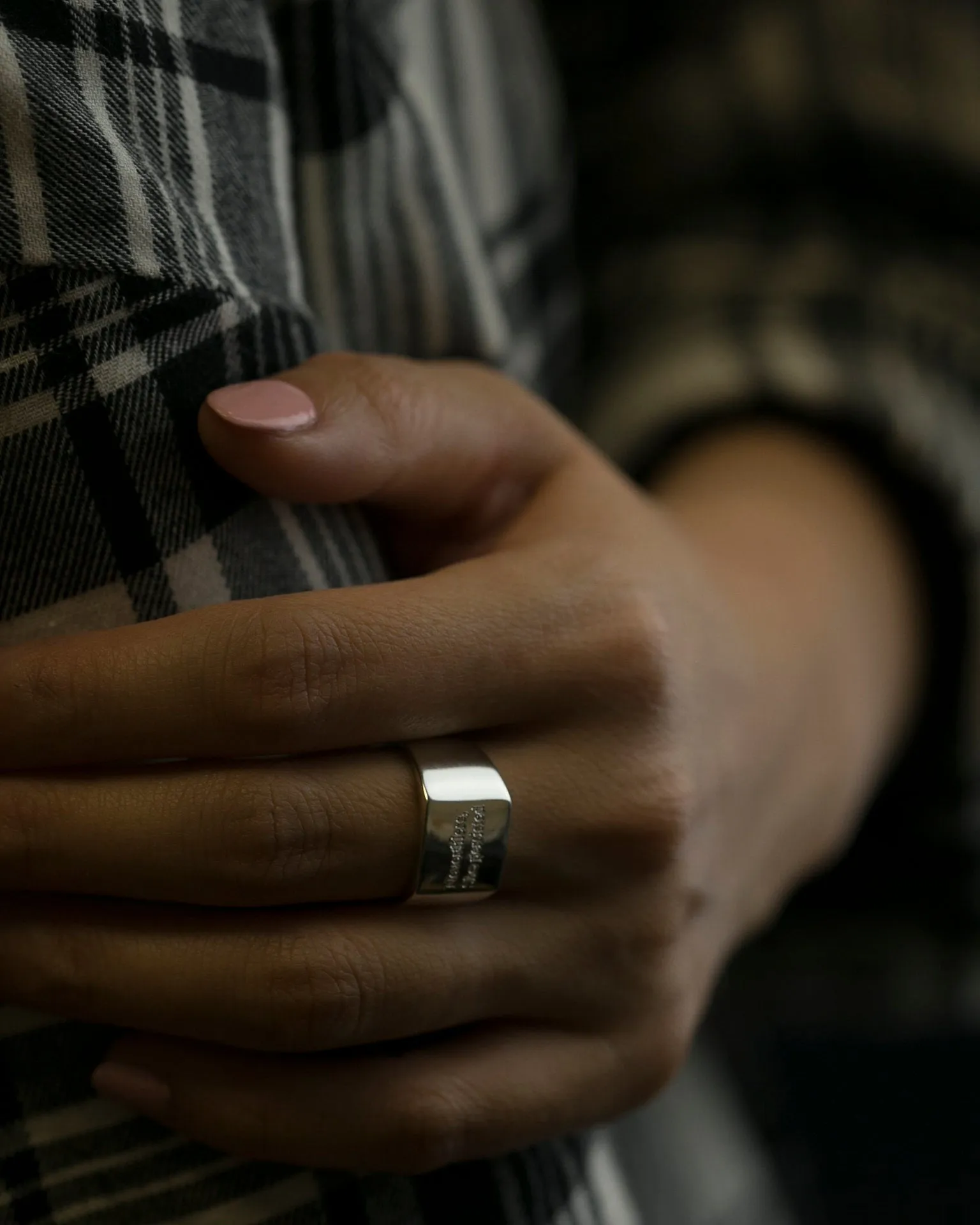 Inspirational quote Ring