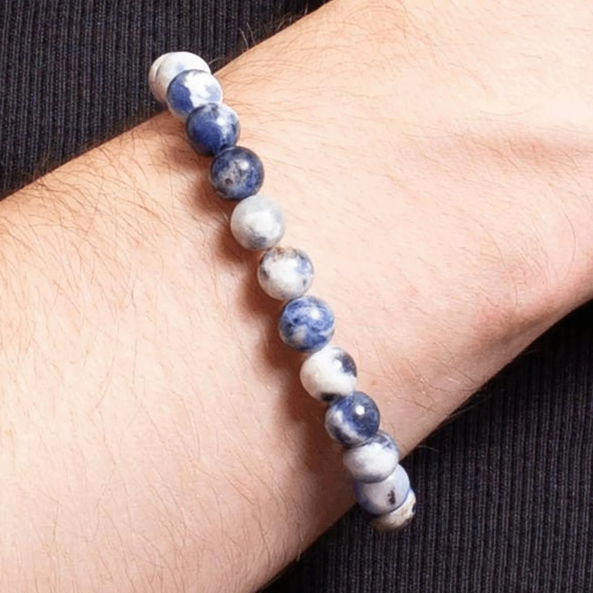 Iseult Beaded Sodalite Bracelet