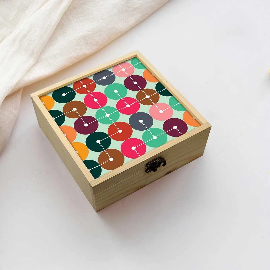 Jewellery Box Makepup Organizer -  Circle Code Map