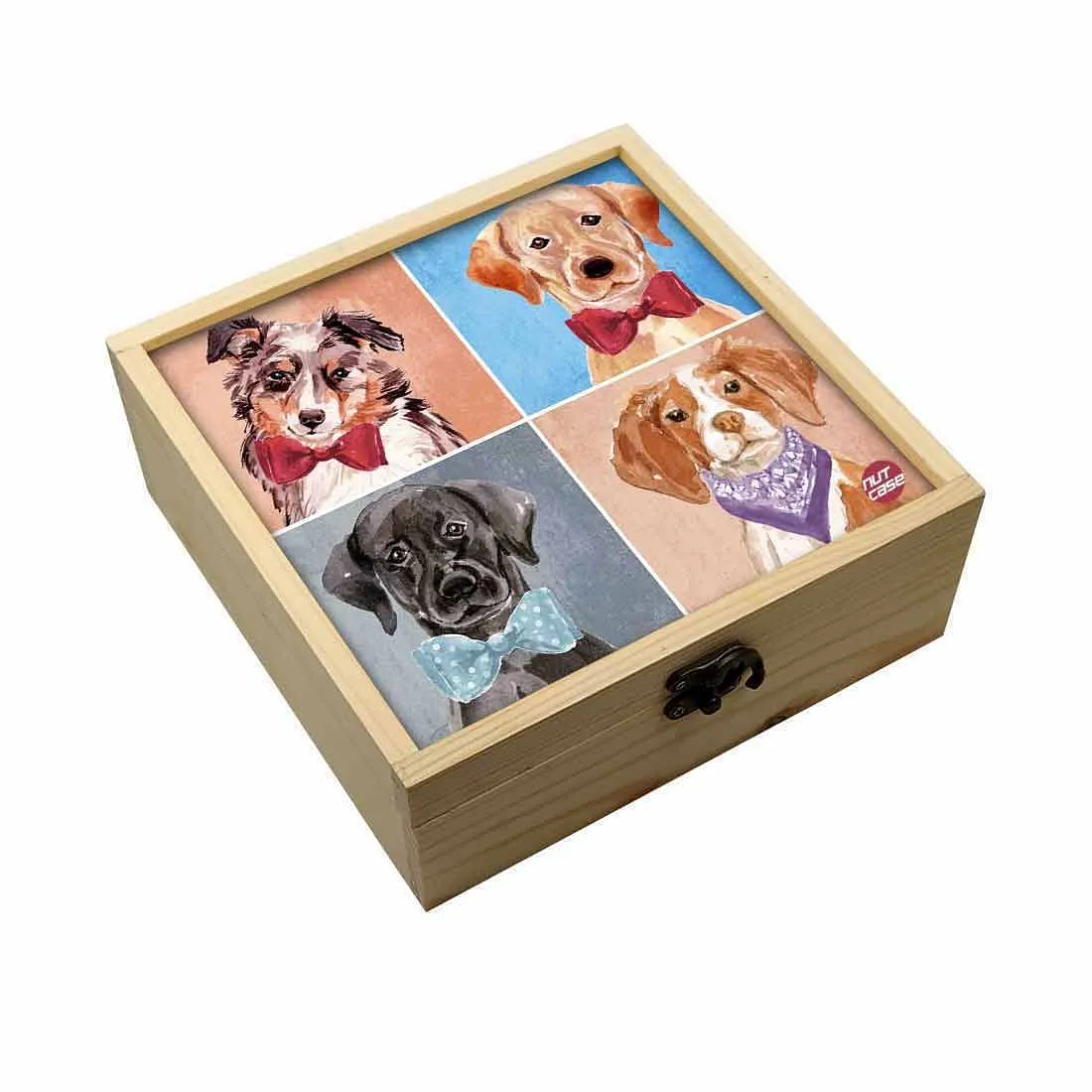 Jewellery Box Makepup Organizer -  Cute Smart Dogs