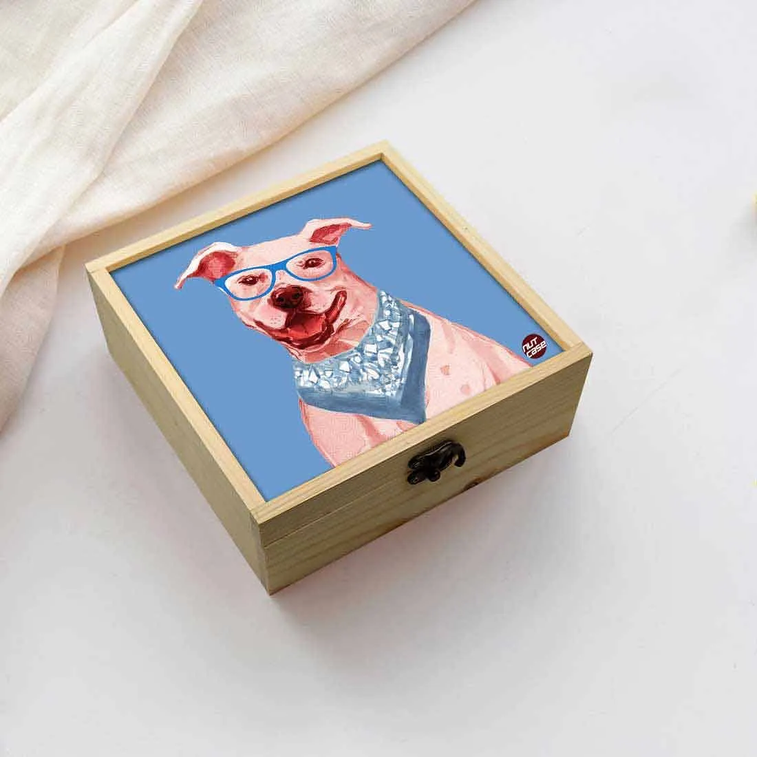 Jewellery Box Makepup Organizer -  Nice Dog