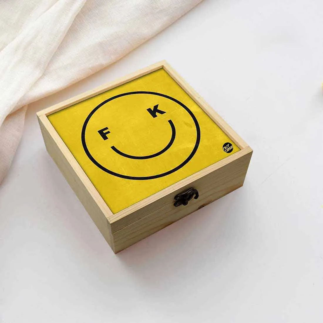 Jewellery Box Makepup Organizer -  Smiley Face