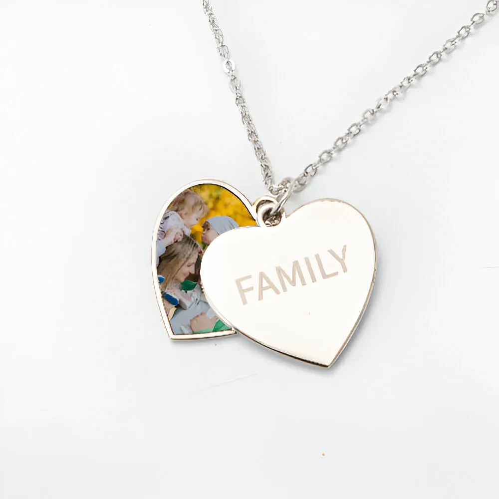 Jewellery - Necklace - Heart Locket with Hidden Photo