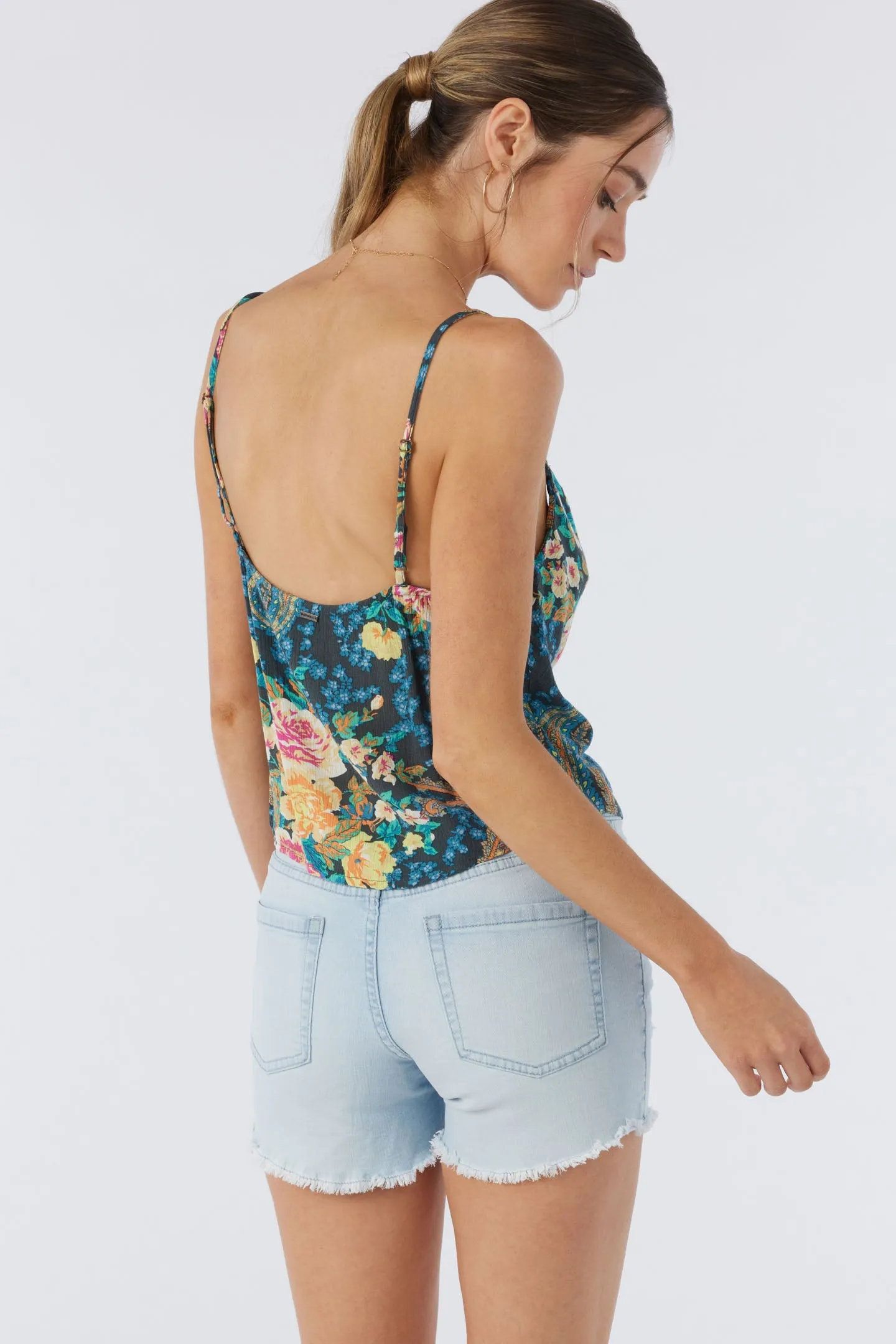 JUDY TANK FLORAL WOVEN