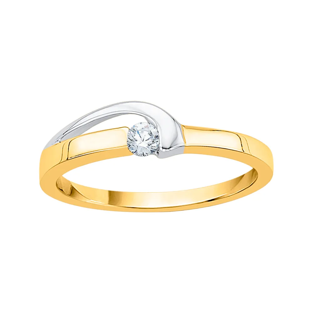 KATARINA 1/10 cttw Diamond Solitaire Promise Ring