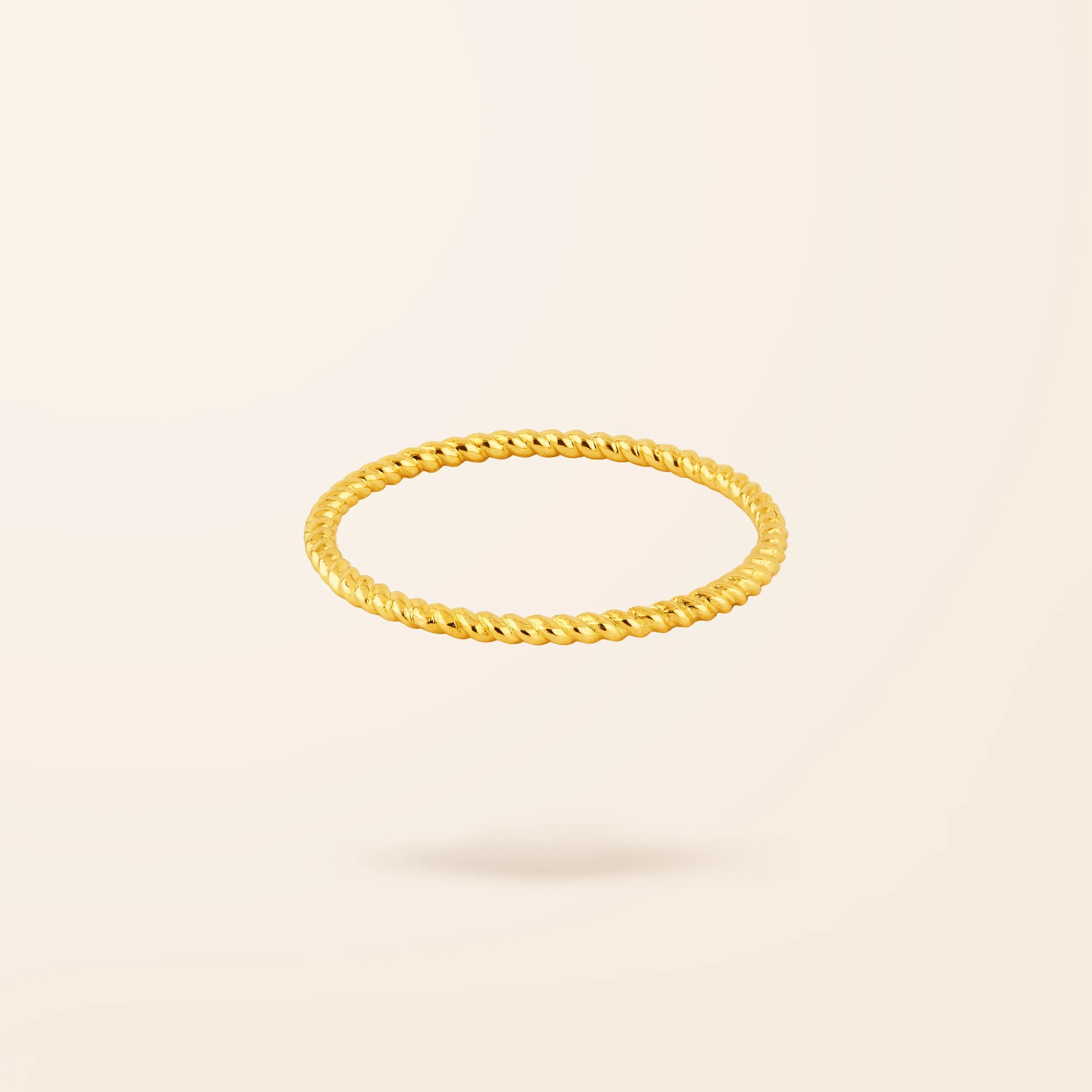 Limited Edition 10K Gold Rope Ring