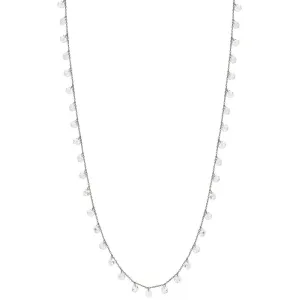 LONG DAINTY NECKLACE, BR STERLING SILVER