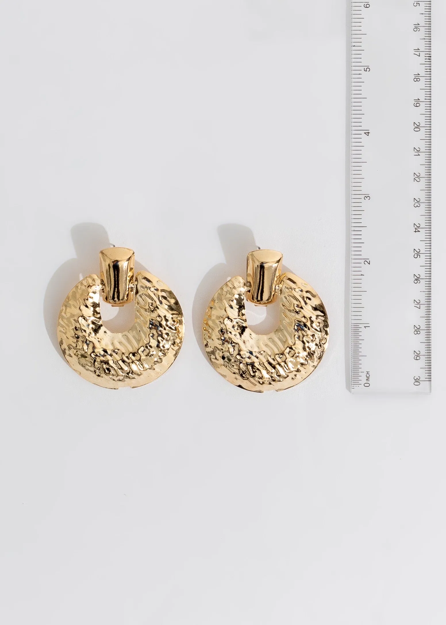 Make No Promises Earrings Gold