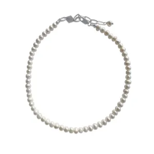 Miller Pearl Necklace- silver