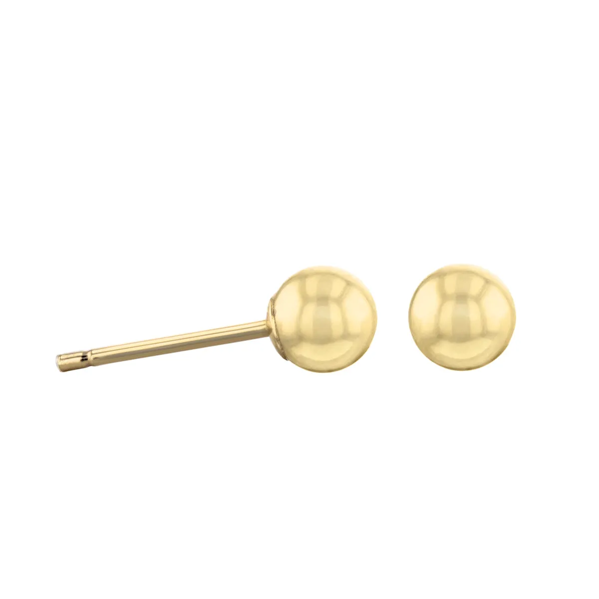 Mizuki 4mm Ball Stud Earrings