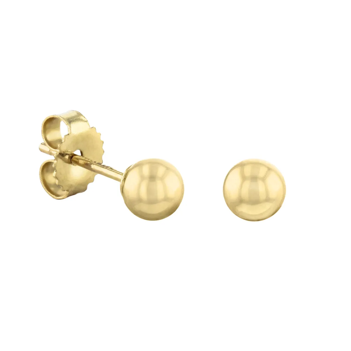 Mizuki 4mm Ball Stud Earrings